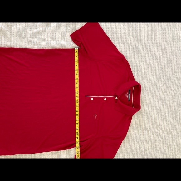 Greg Norman Red Performance Polo Size Large - Picture 2 of 8